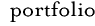 portfolio